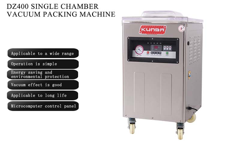 Однокамерный автоматический вакуумный упаковщик DZ-400 DZ-400 single chamber automatic vacuum sealer